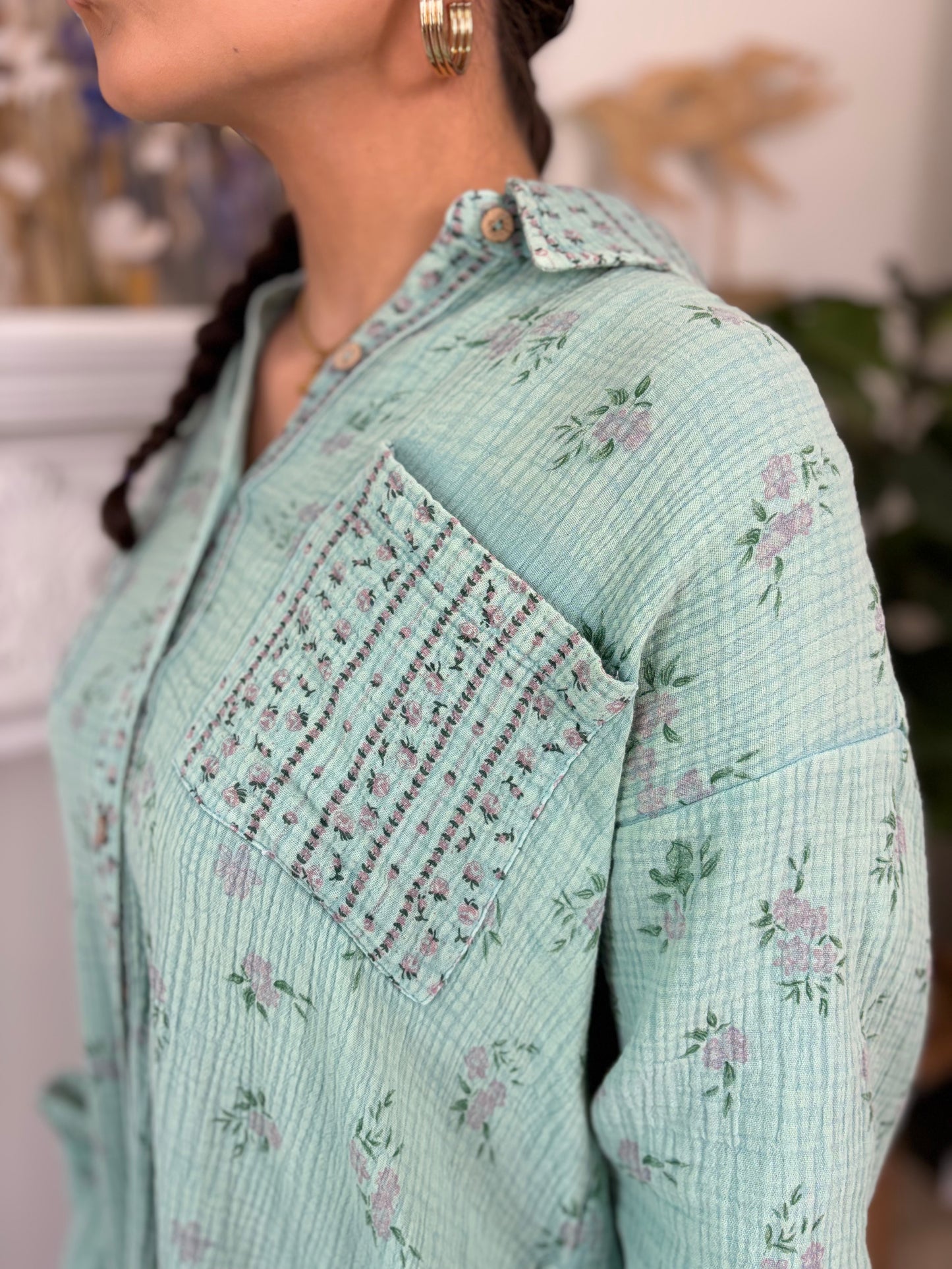 Morning Bloom Gauze Dress