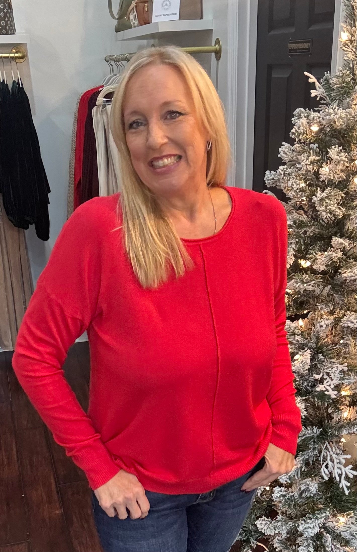 Pop of Cheer Knit Top