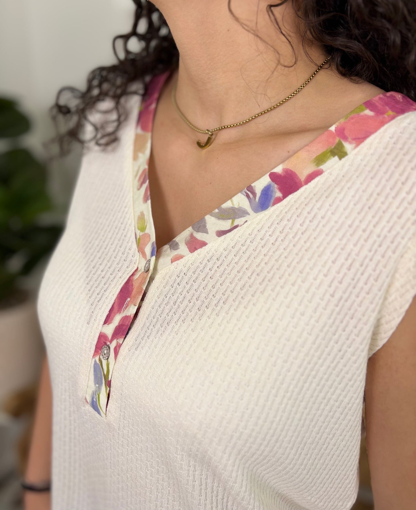 Petal Lined Tank