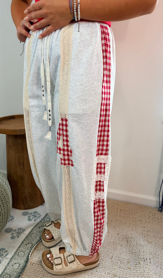 Varsity Lace Joggers