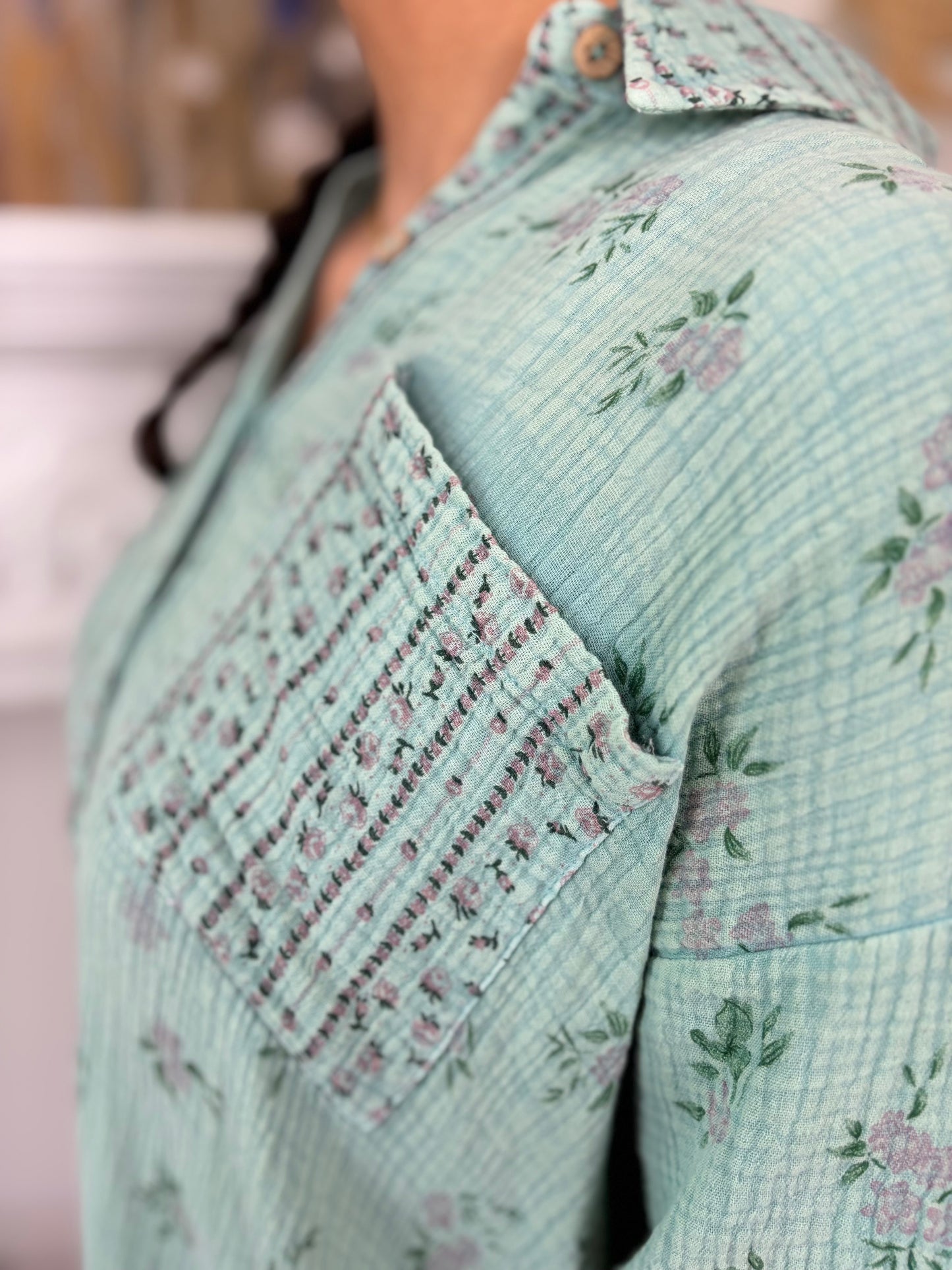Morning Bloom Gauze Dress