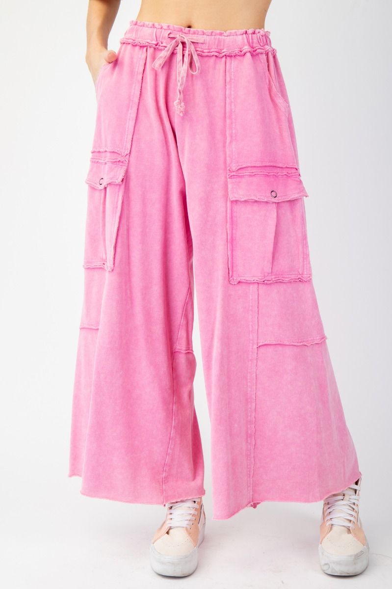 Cotton Candy Cargo Pants