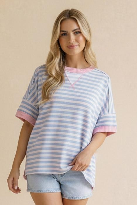 Cotton Candy Striped Top