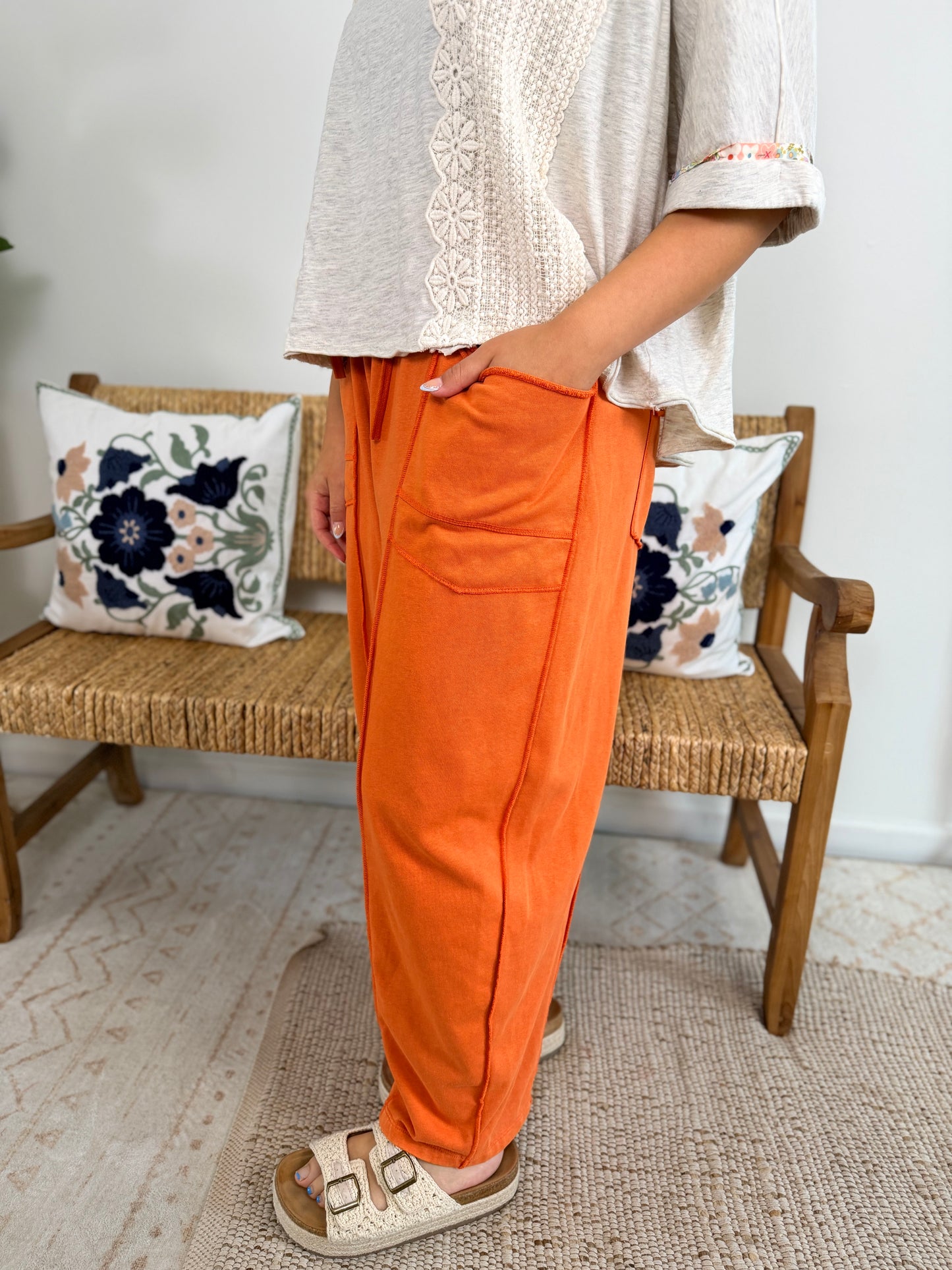 Sunset+Relax Barrel Pants