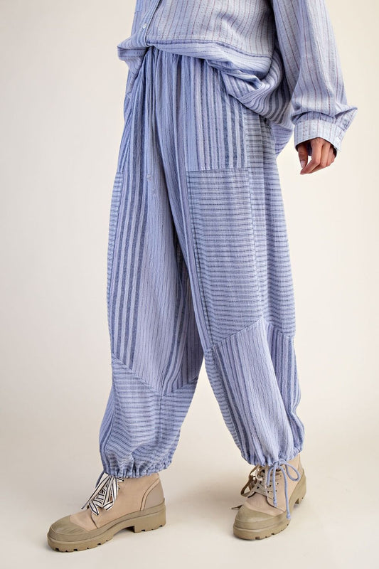 Driftwood Washed Linen Pants Plus