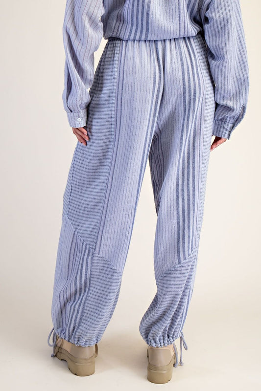 Driftwood Washed Linen Pants Plus