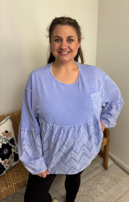 Wisteria Daydream Top * Curvy Friendly
