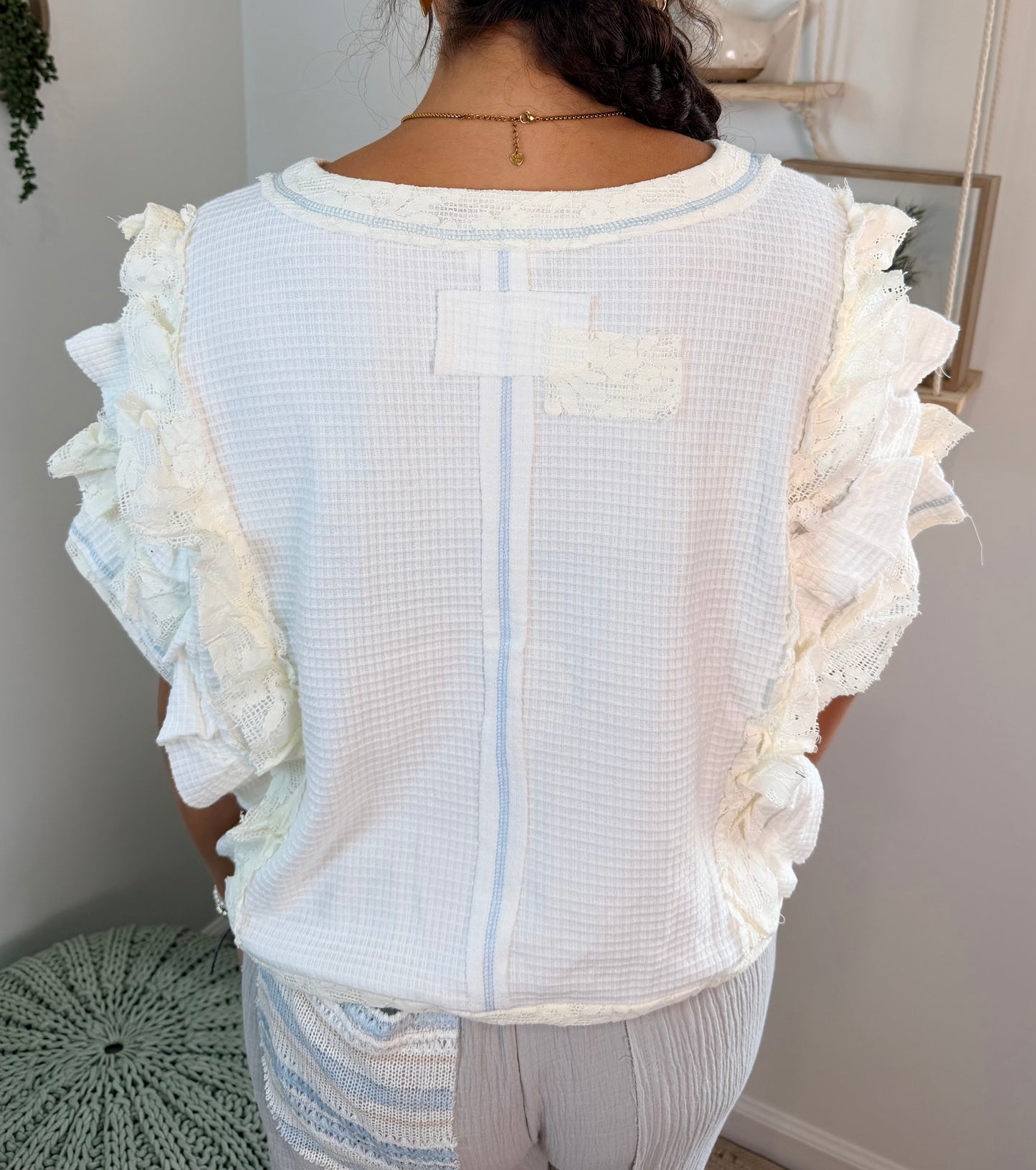 Rustic Romance Studded Top