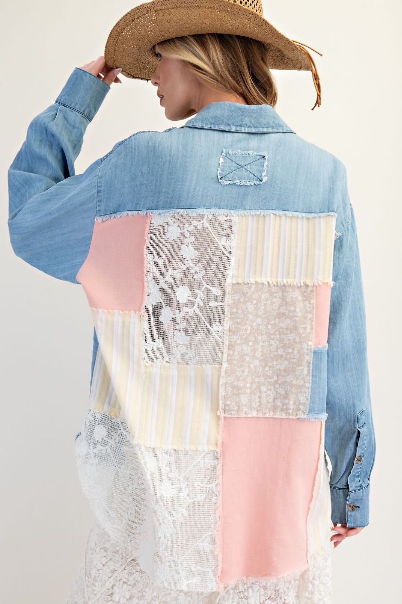 Reclaimed Denim Top
