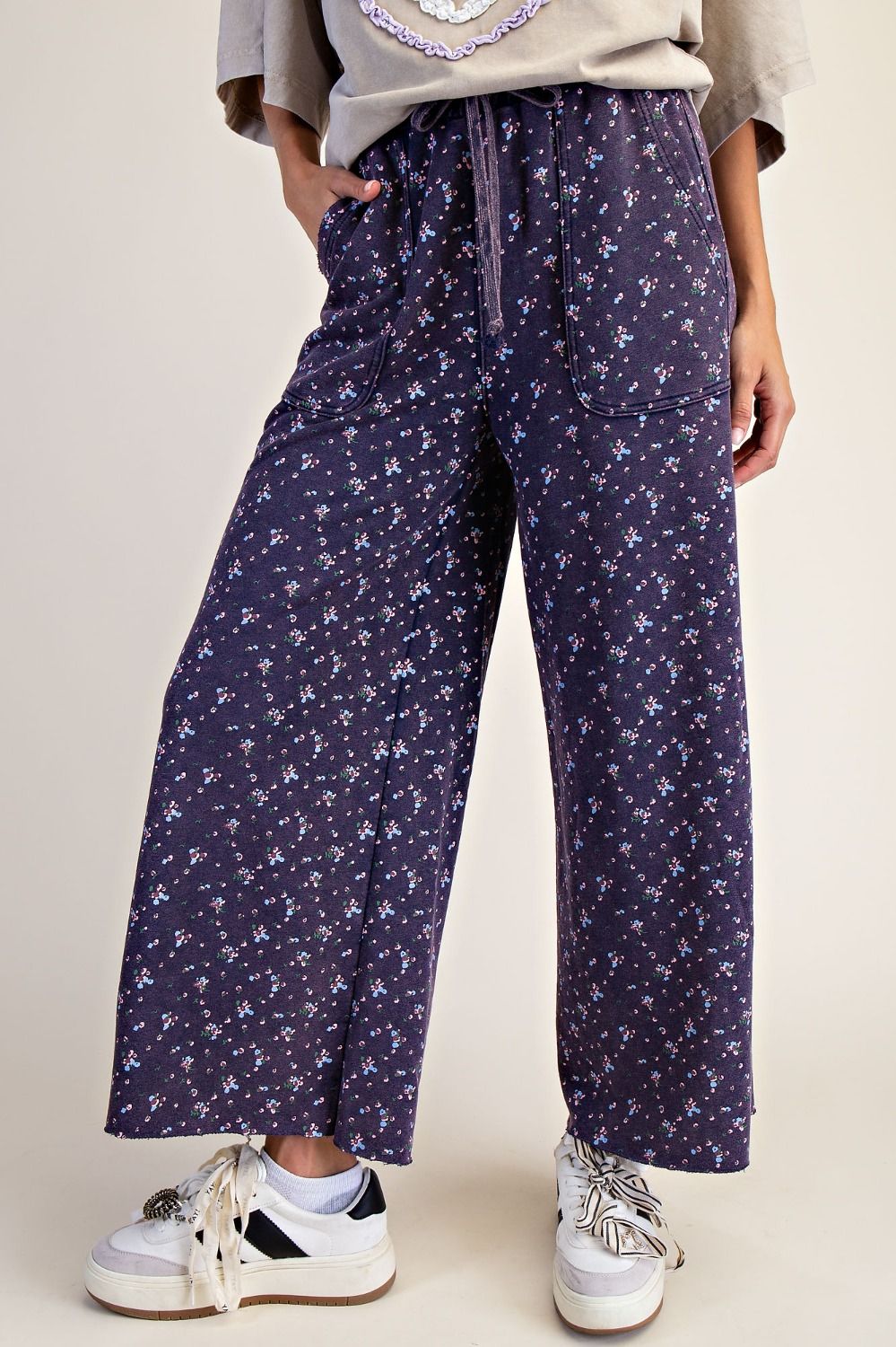 Soft Bloom Weekender Pants Plus Blueberry