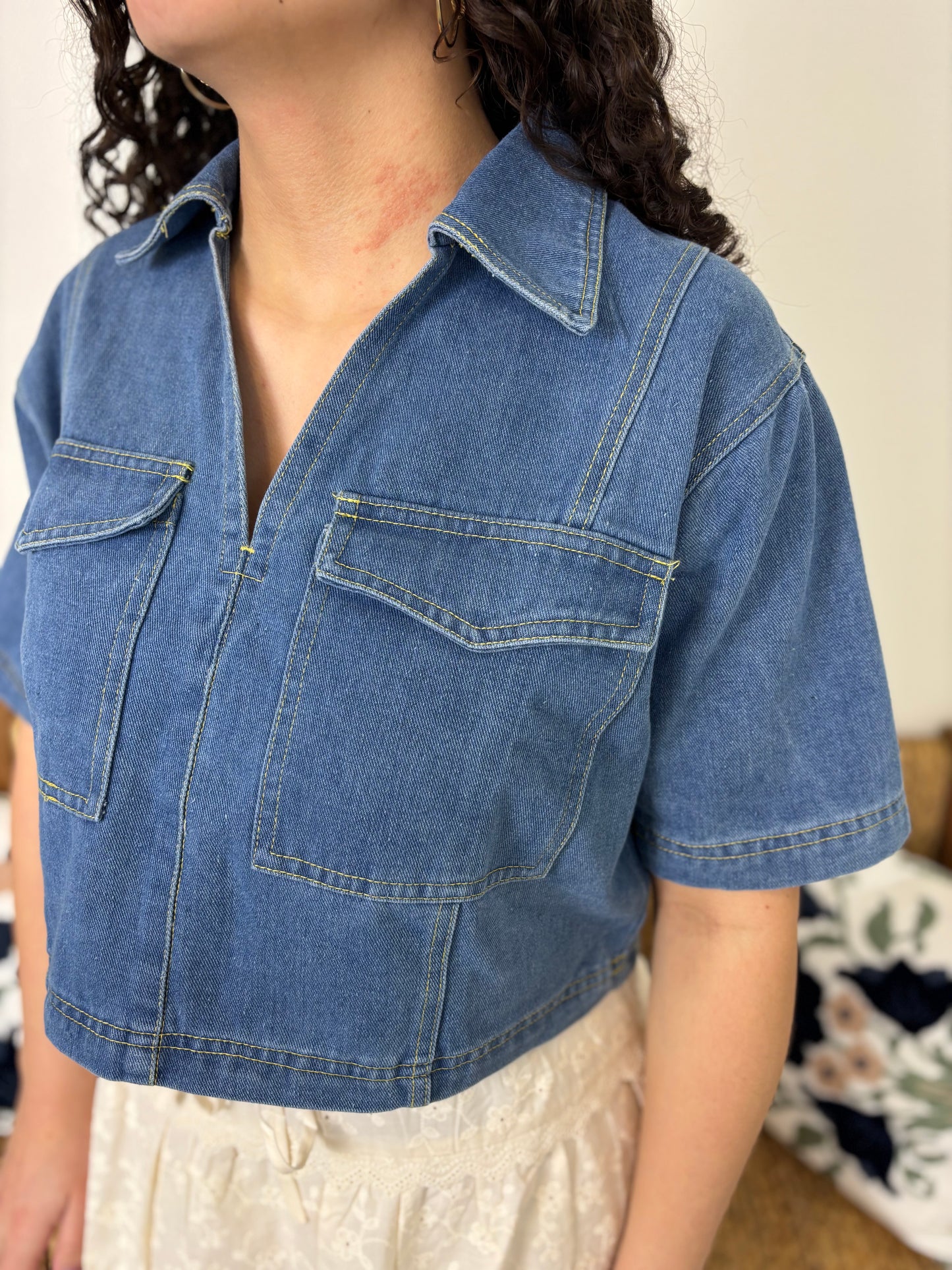 Blue Jean Cutie Top