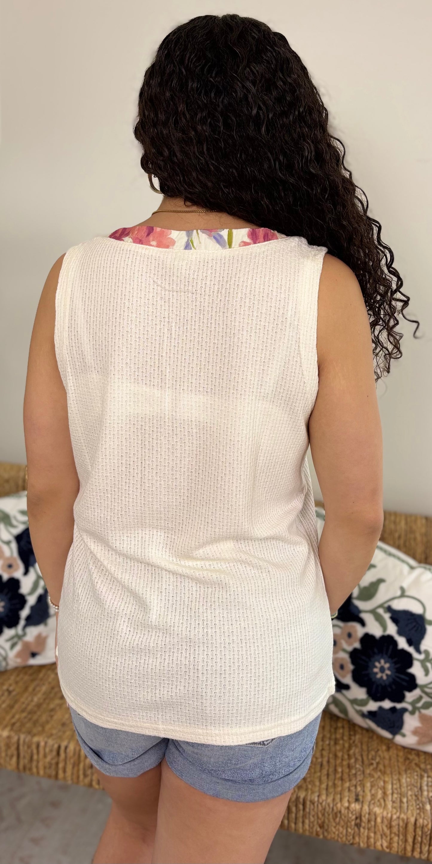 Petal Lined Tank