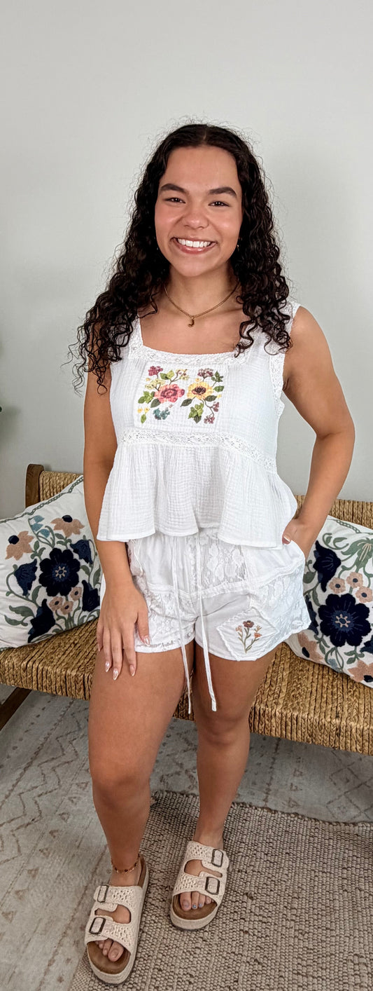 Petal Lace Shorts