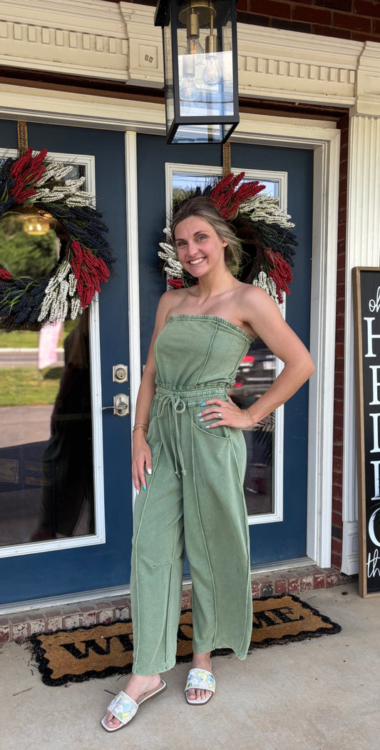 Olive Grove Julpsuit