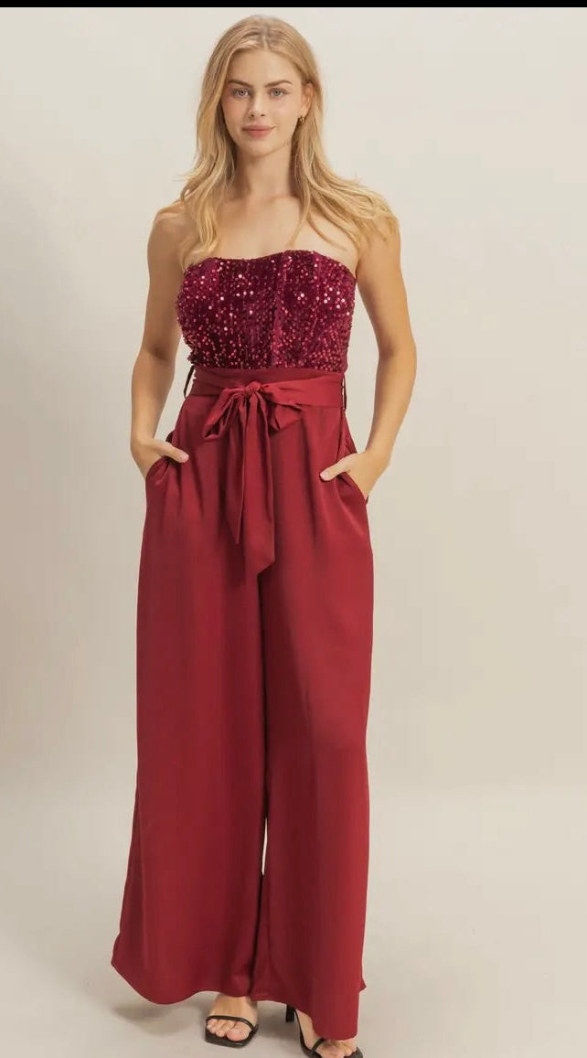 Rouge Luxe Jumpsuit