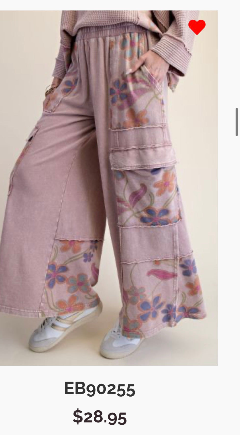Mauve Meadow Pants