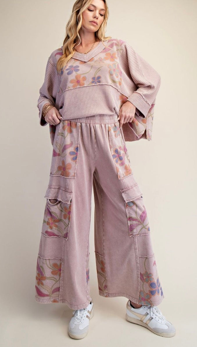 Mauve Meadow Pants