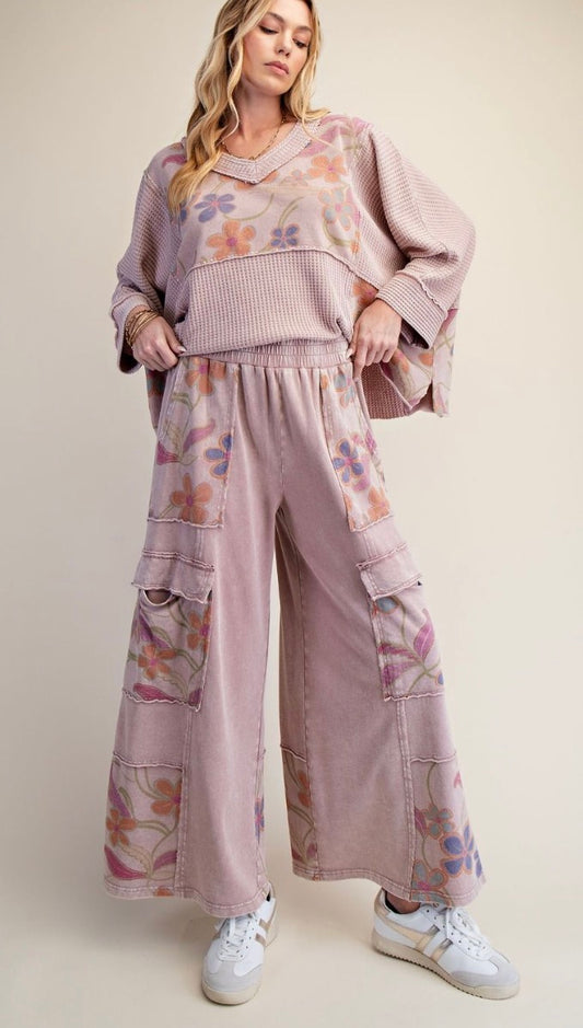 Mauve Meadow Pants
