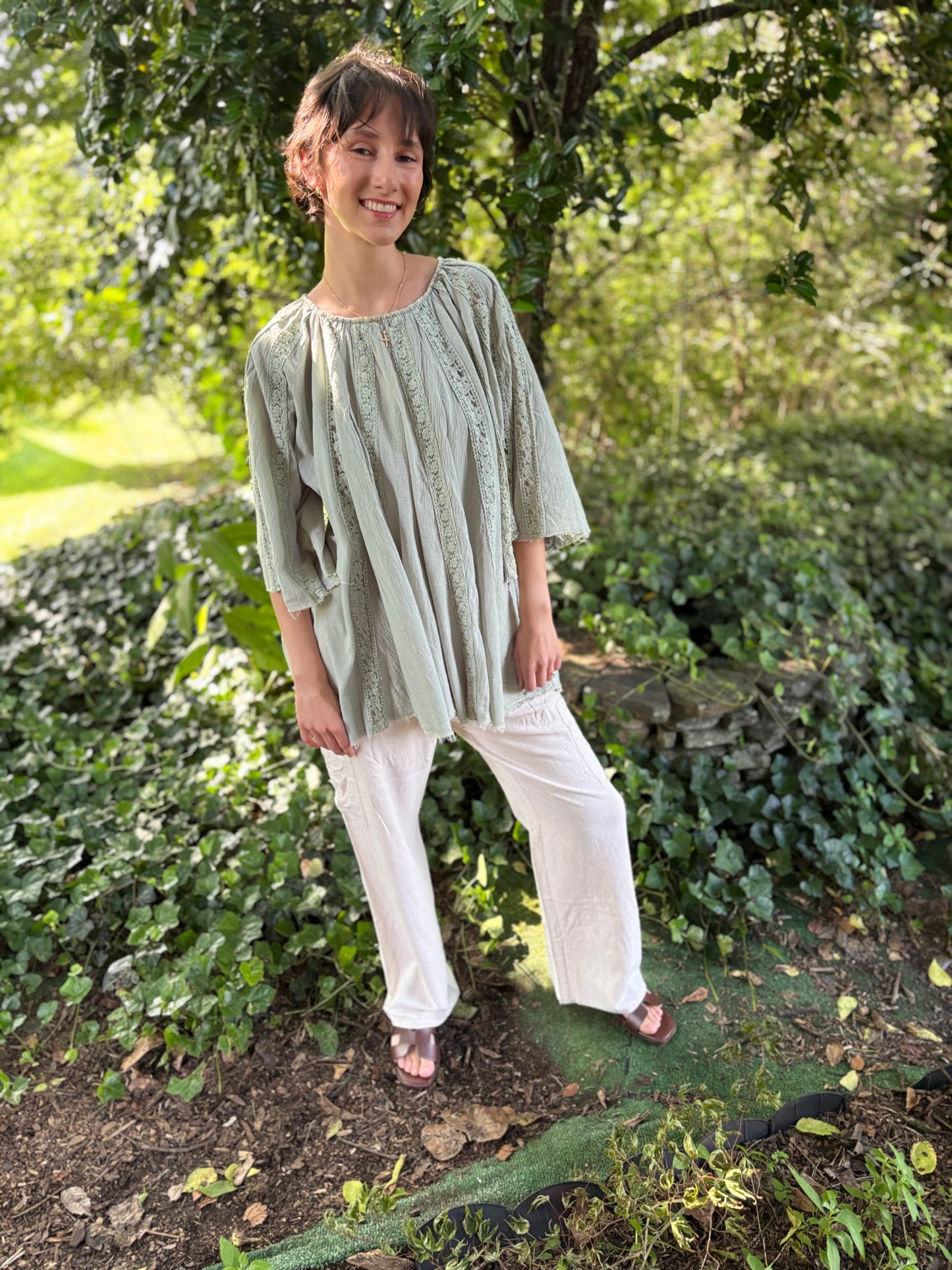 Linen Blend Pants