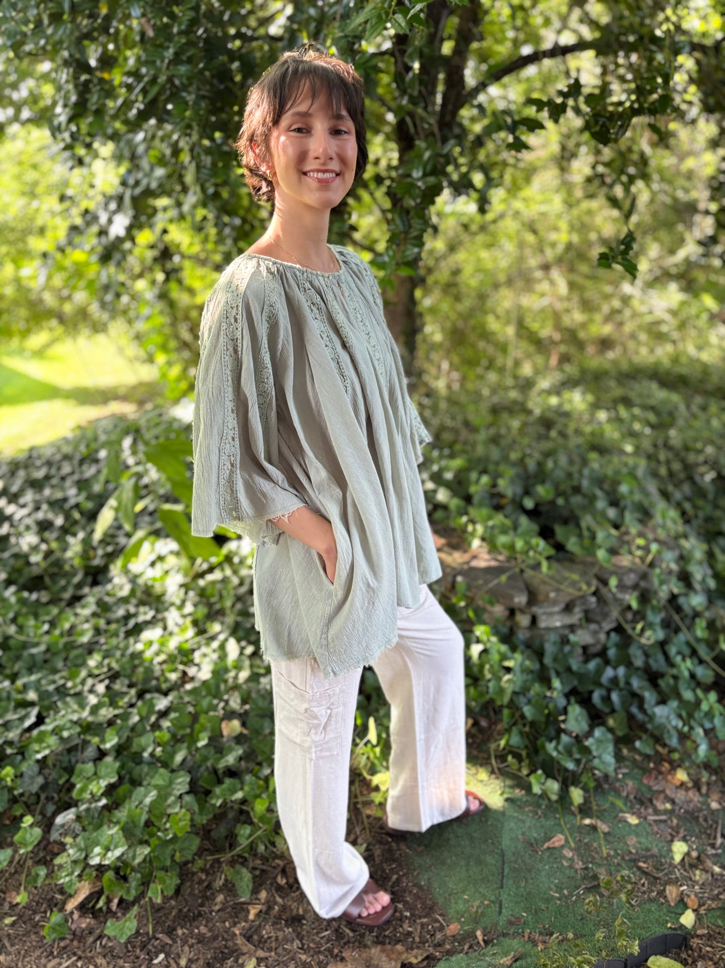 Linen Blend Pants