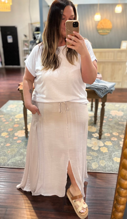 Shoreline Maxi Skirt Plus