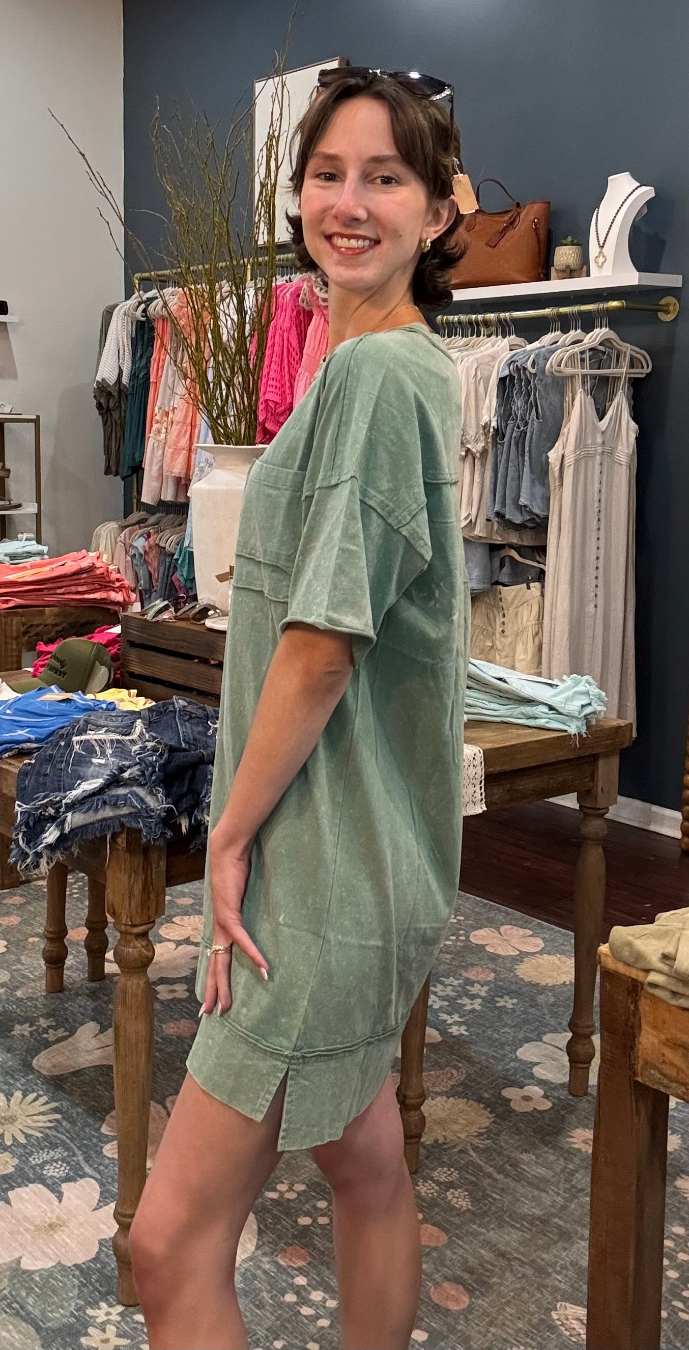 Sea Breeze Mini Dress
