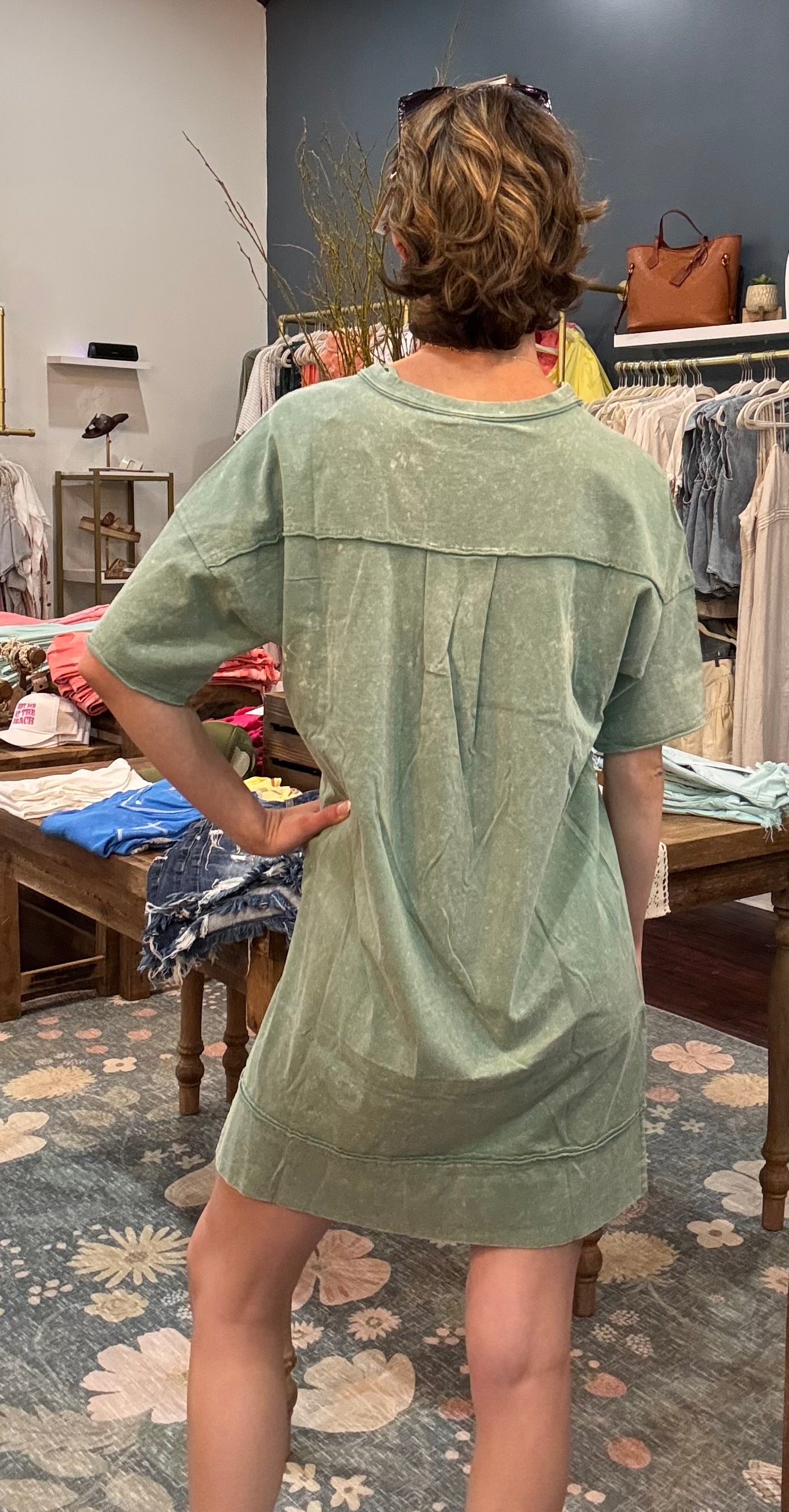 Sea Breeze Mini Dress