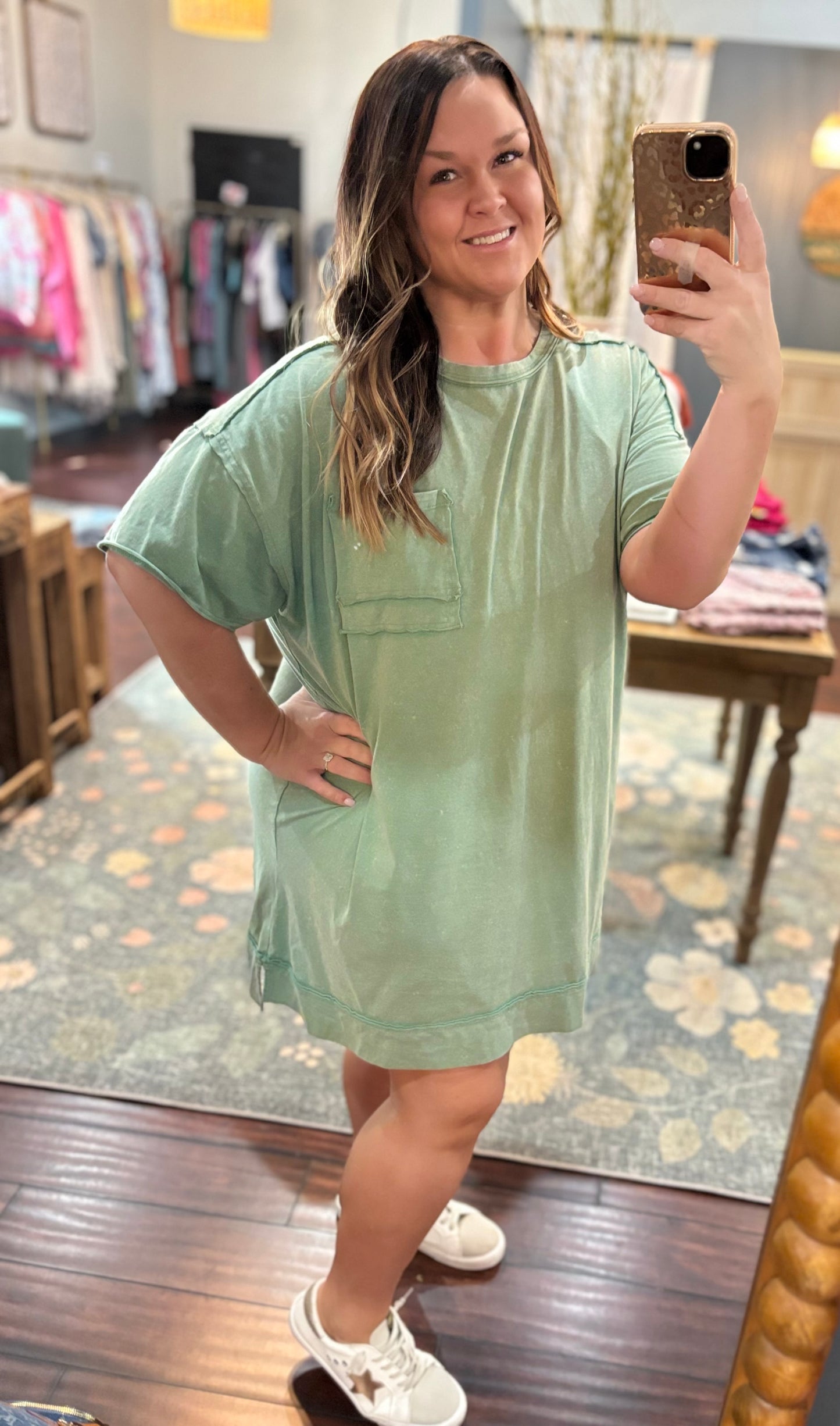Sea Breeze Mini Dress Plus
