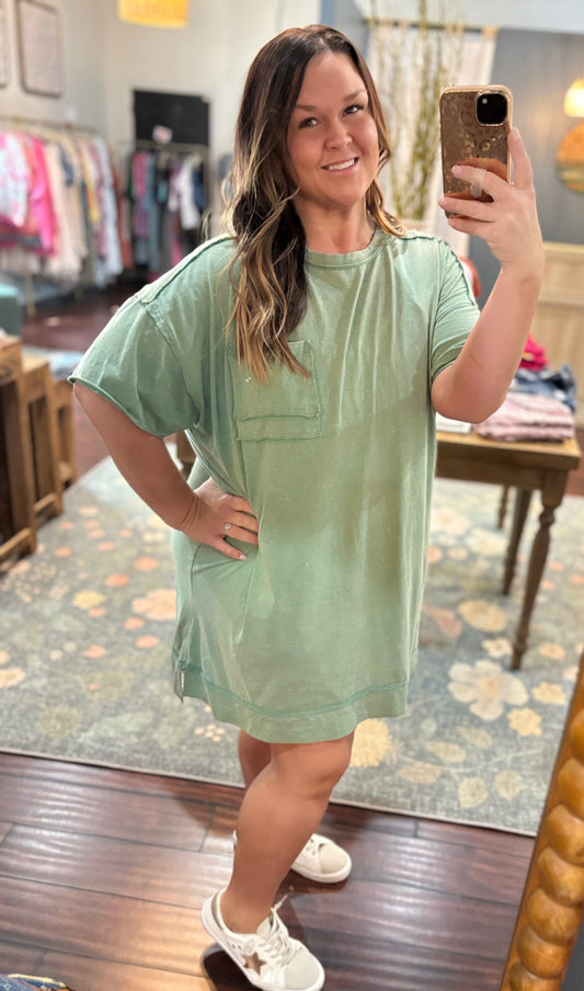 Sea Breeze Mini Dress Plus