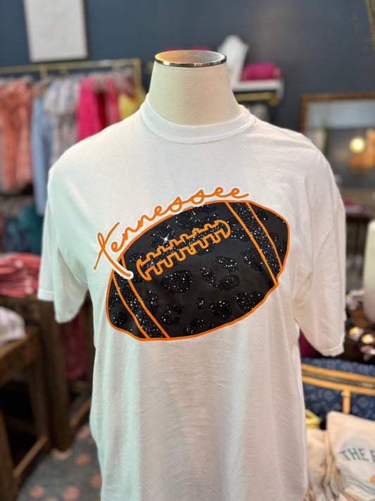 TN Leopard Football Tee