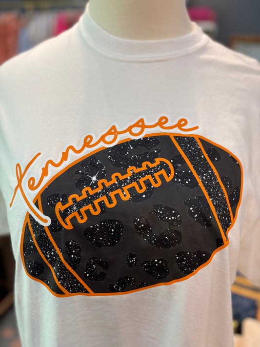 TN Leopard Football Tee