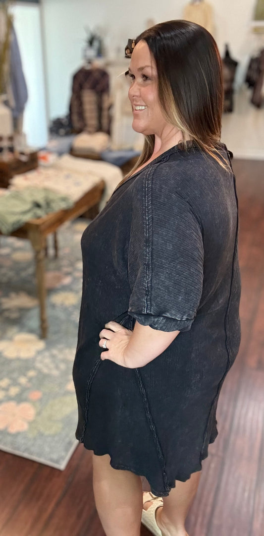 Vintage Fade Tunic Dress