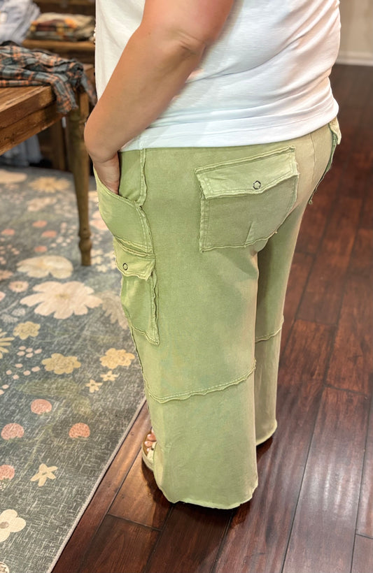 Ashlyn Terry Cargo Pant Plus