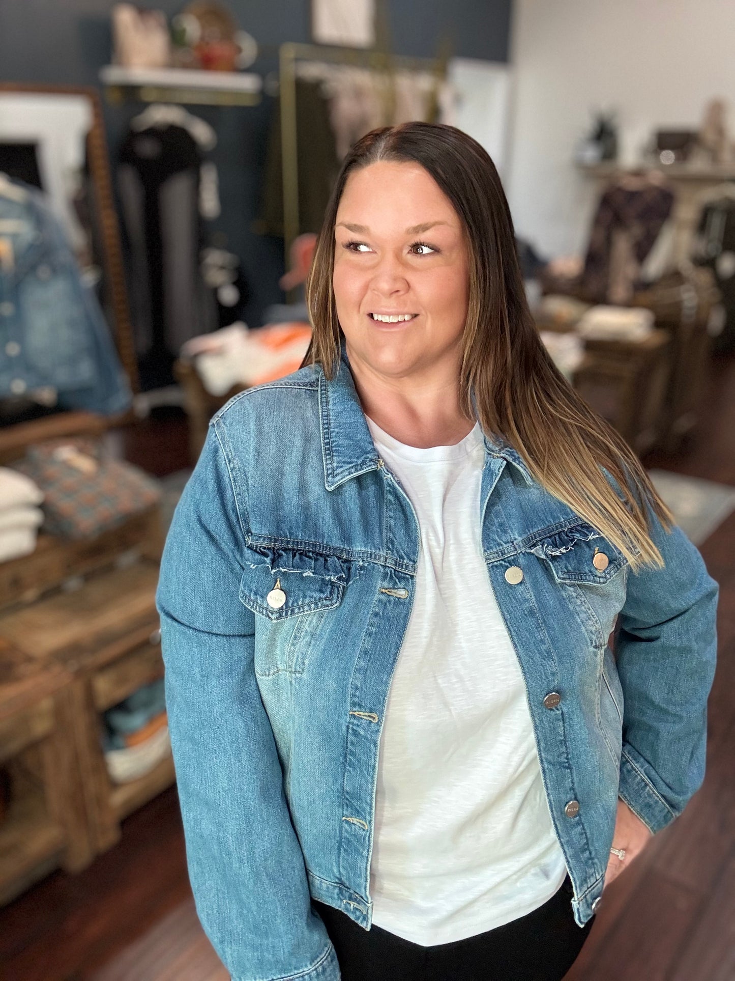 Blue Ridge Denim Jacket Plus