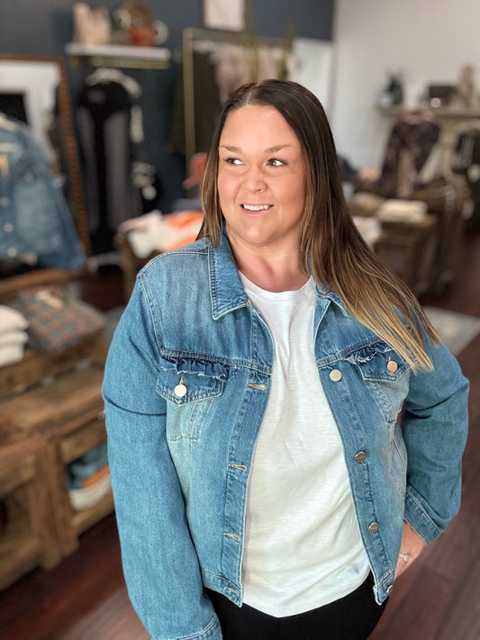 Blue Ridge Denim Jacket Plus