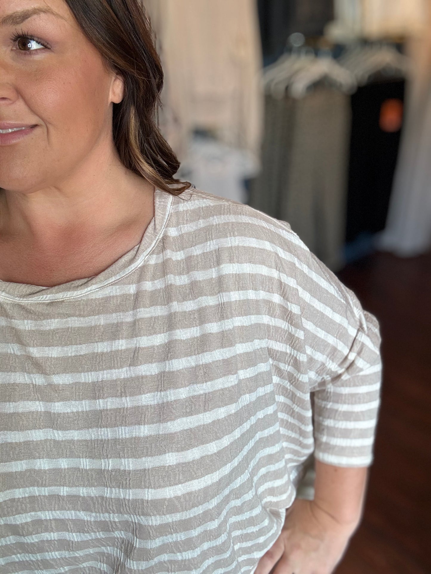 Birchwood Stripe Top