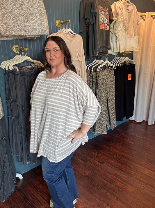 Birchwood Stripe Top