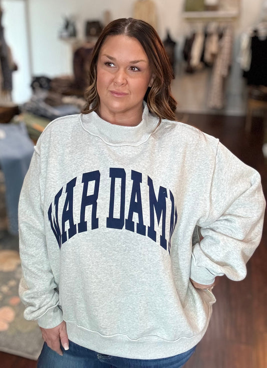 War Damn Reversible Sweatshirt