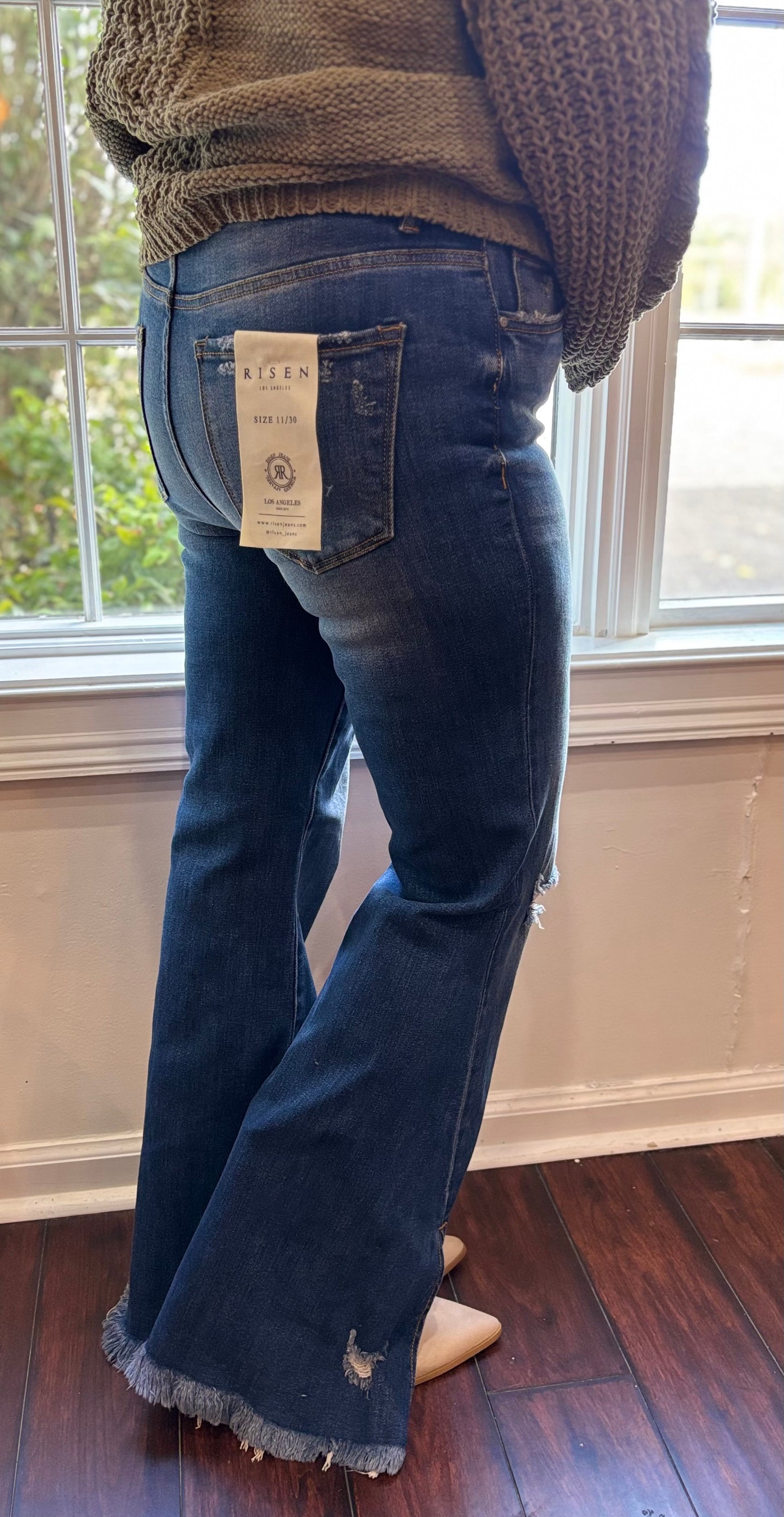 RISEN Briley Flare Jeans