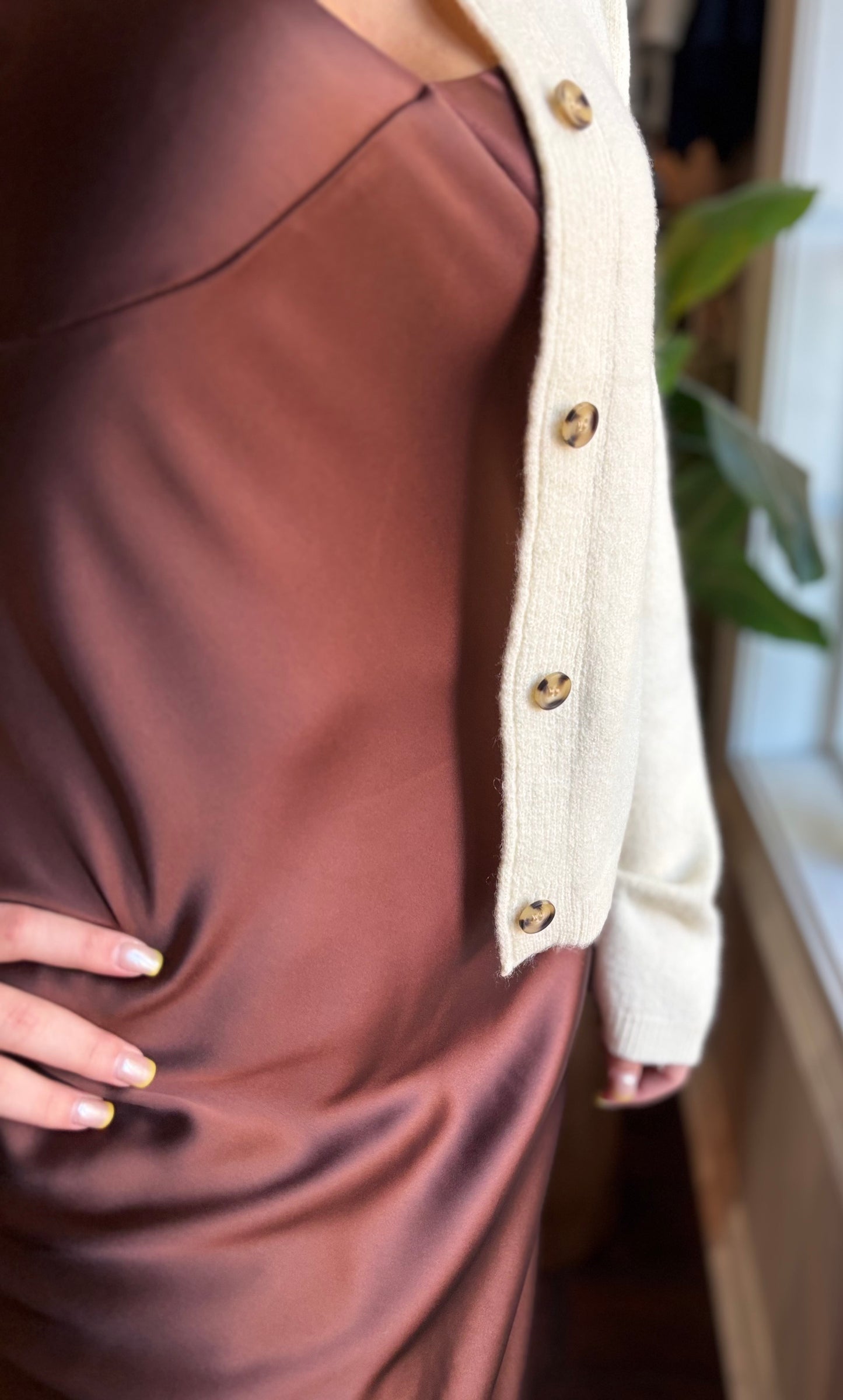 Frosted Knit Cardigan