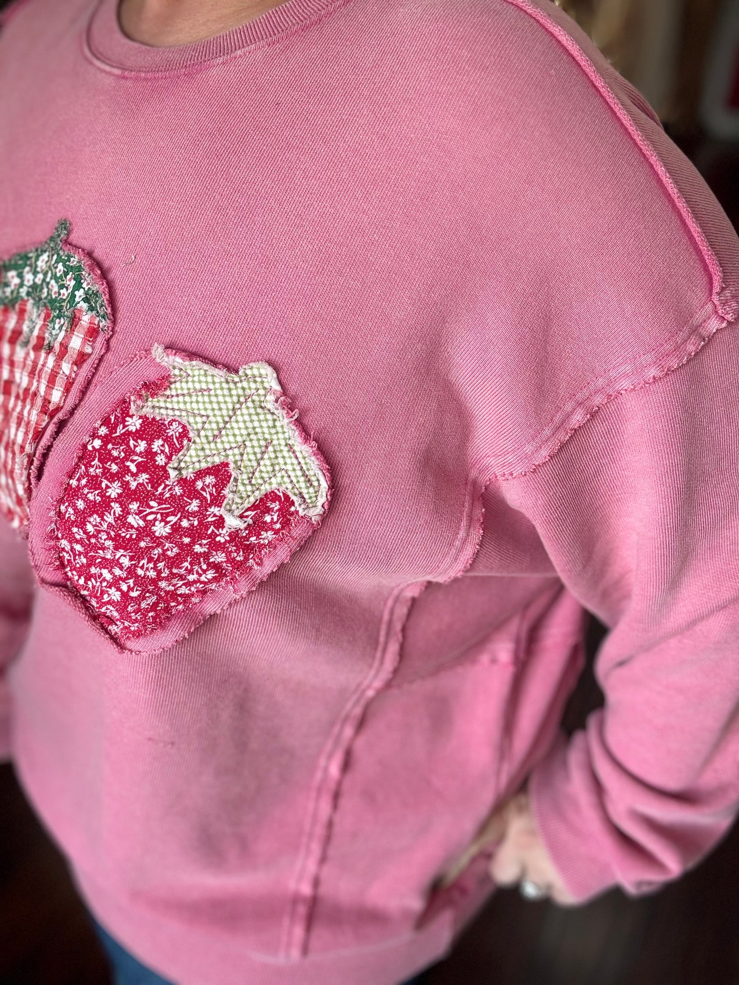 Strawberry Patch Pullover Plus