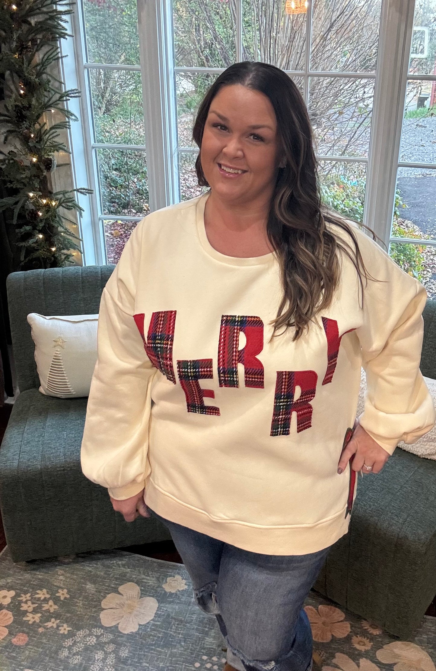 Merry Mood Crewneck Plus