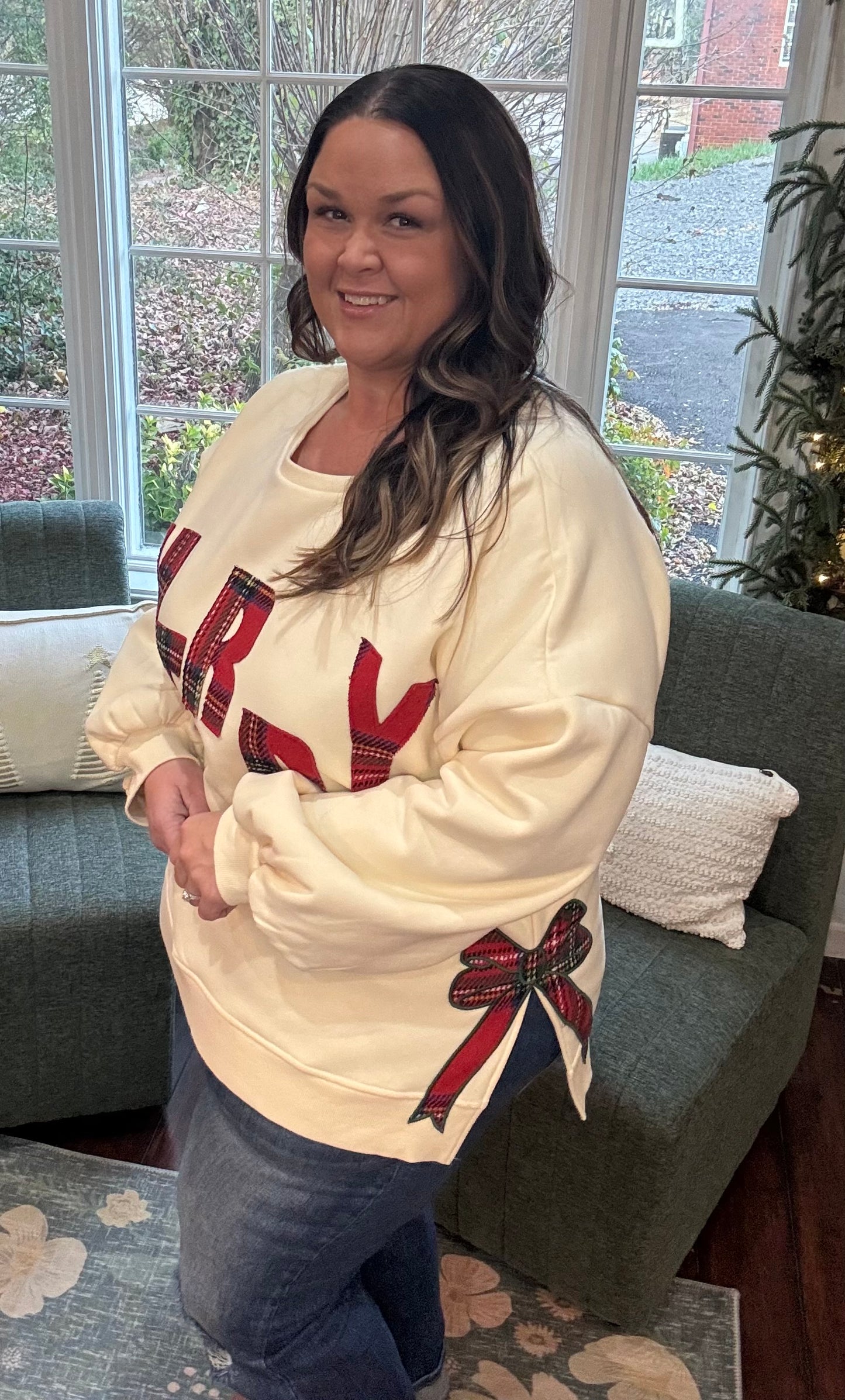 Merry Mood Crewneck Plus