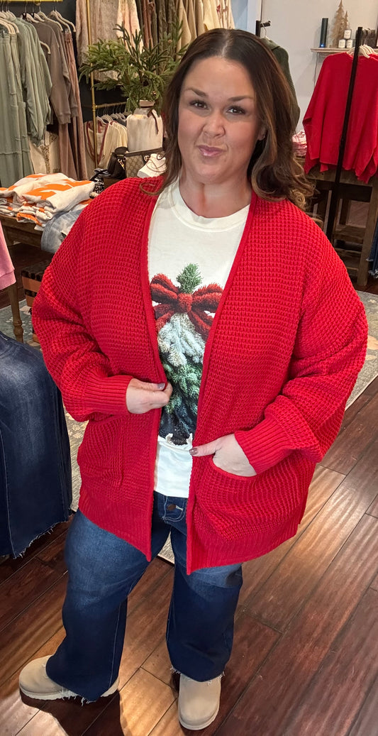 Cozy Eve Cardigan Plus