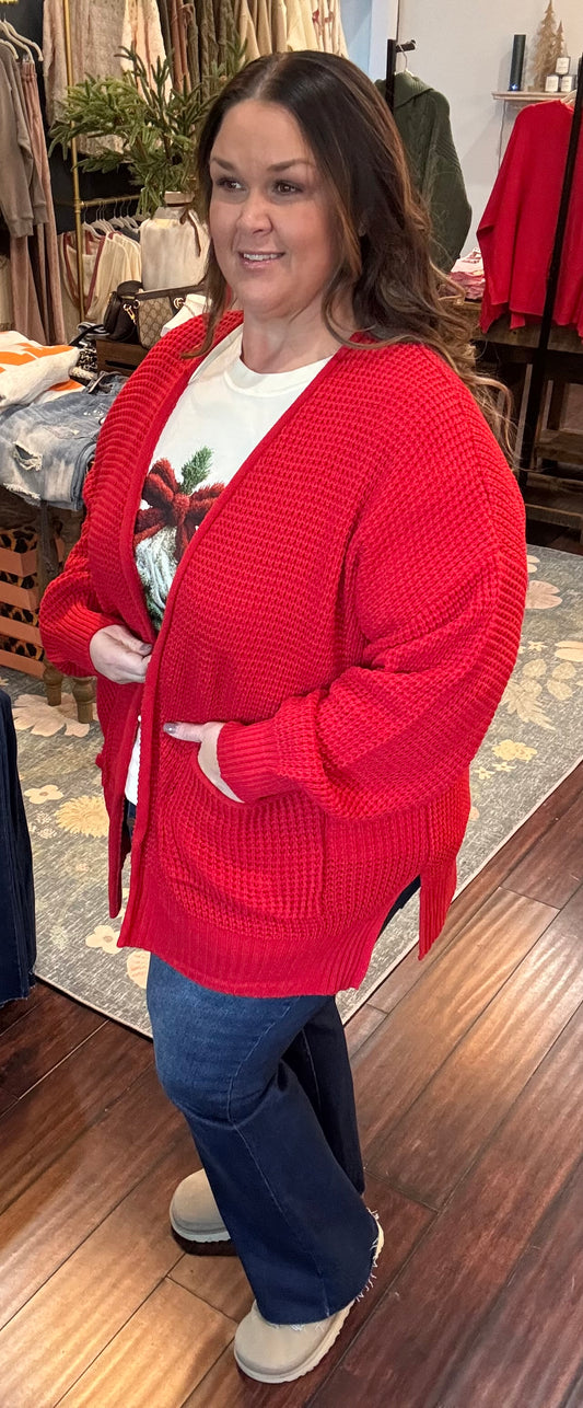 Cozy Eve Cardigan Plus