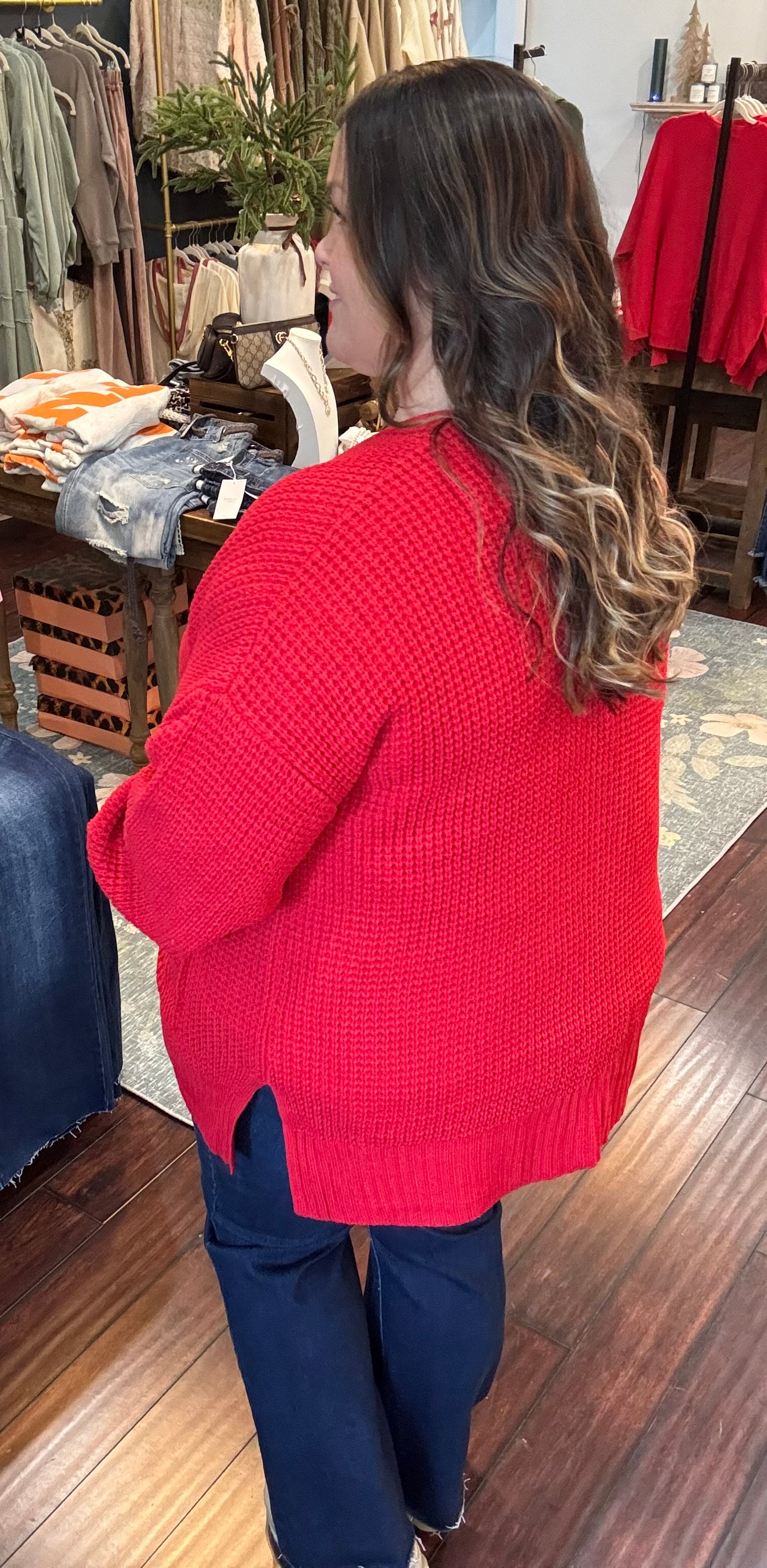 Cozy Eve Cardigan Plus