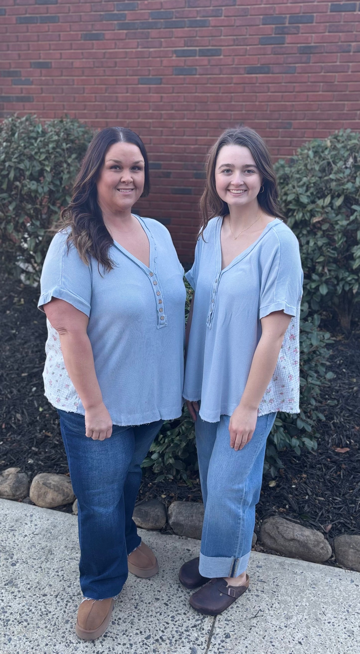 Cottage Floral Top * Curvy Friendly*