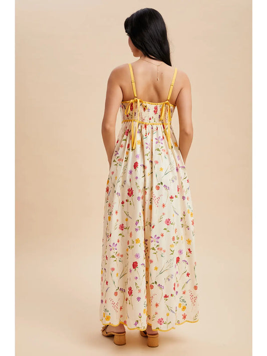 Golden Meadow Maxi Dress
