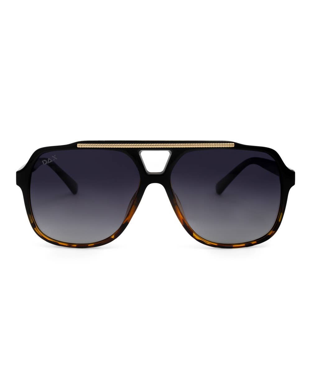 Astrid Gradient Cheetah Aviator Sunglasses