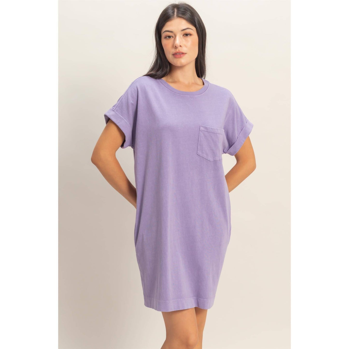 Simple Comfort T-Shirt Mini Dress *2 Colors